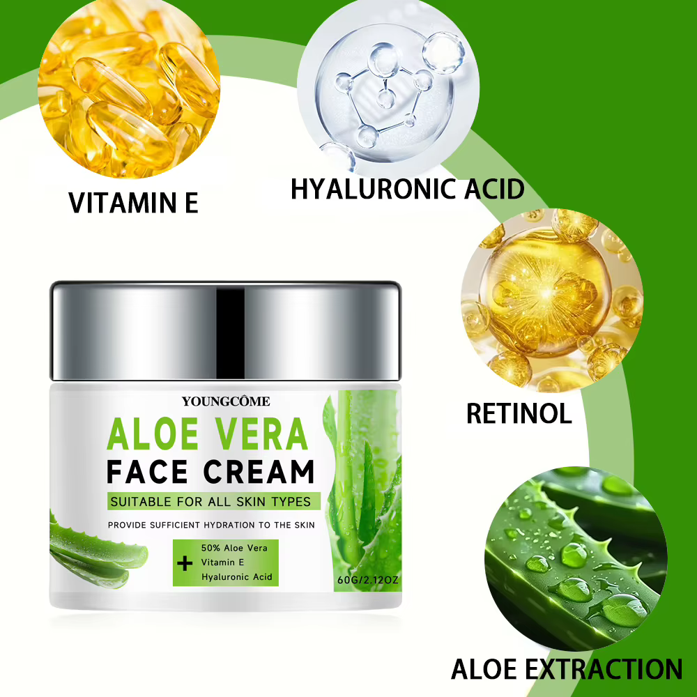 Aloe Vera hydratant visage Anti-rides vieillissement fouetté soin de la peau
