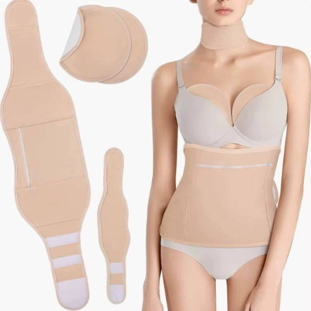 Compresses d'huile de ricin pour la détoxification du foie, en flanelle de coton biologique et PUL imperméable, kit de compresses d'huile de ricin réutilisables pour massage (huile non incluse)