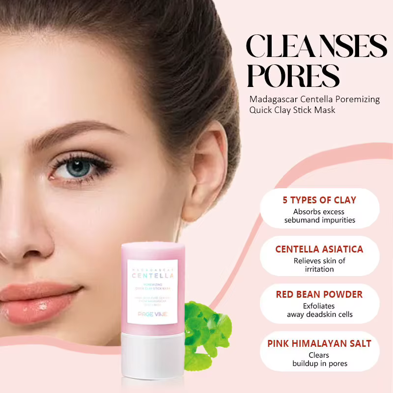 Masque Solide Nettoyant Visage au Sel Rose – Adoucit la Kératine Vieillie