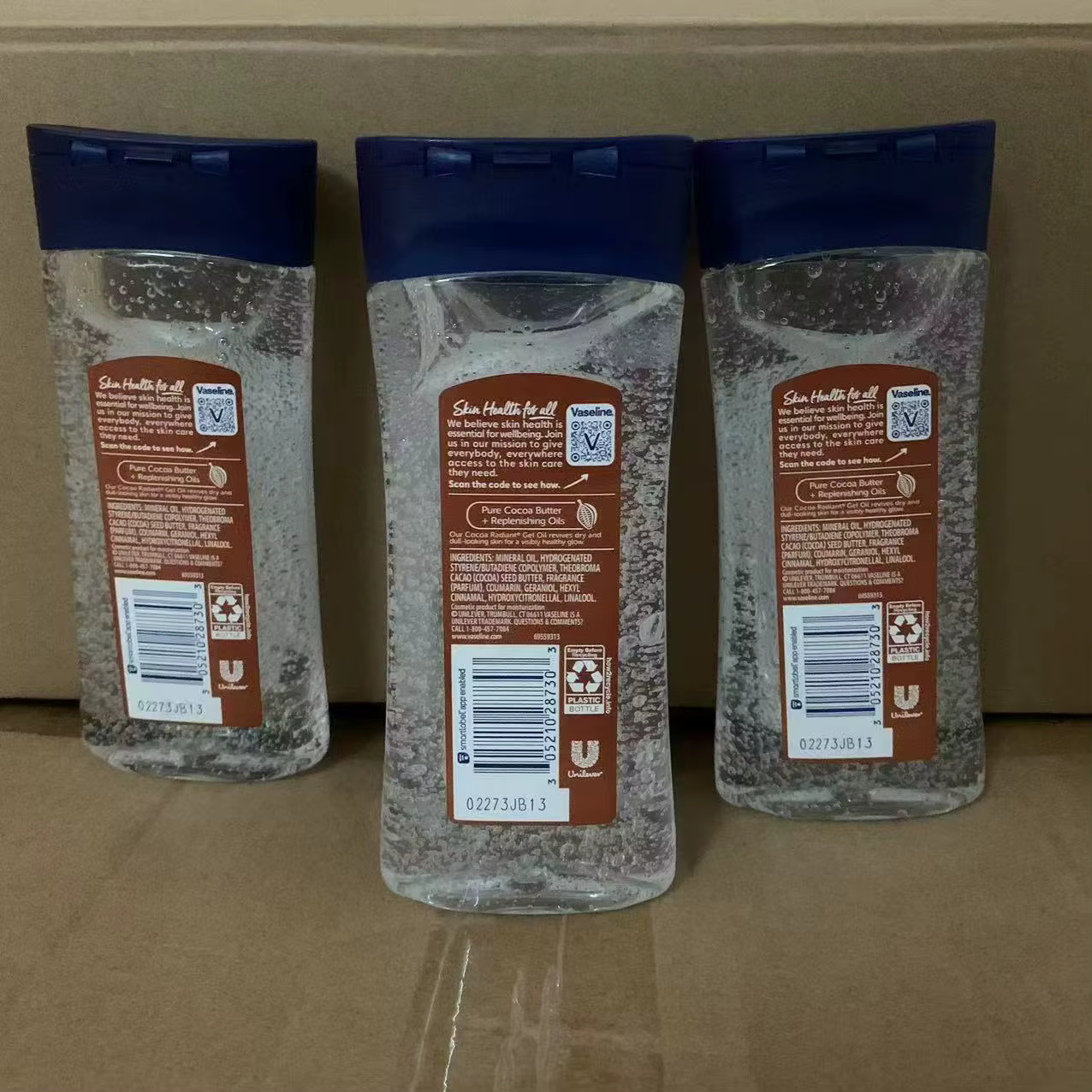 Vaseline cacao huile lumineuse pour le corps 200ml