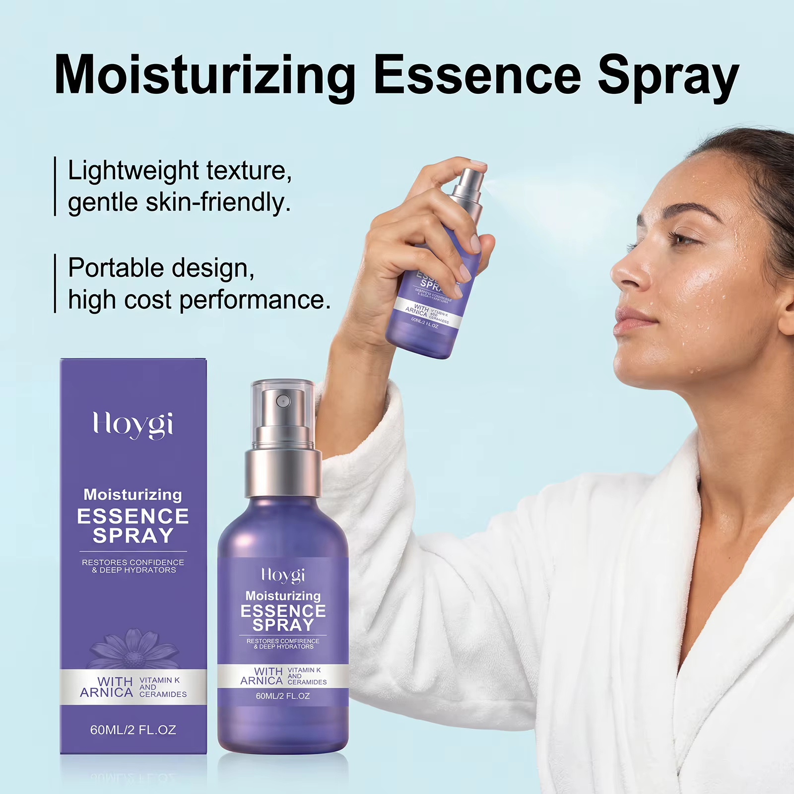 Spray hydratant à l'arnica