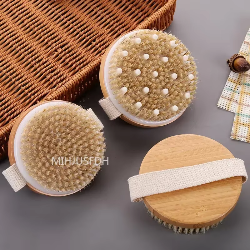 Brosse de Massage pour la peau sèche 2 en 1