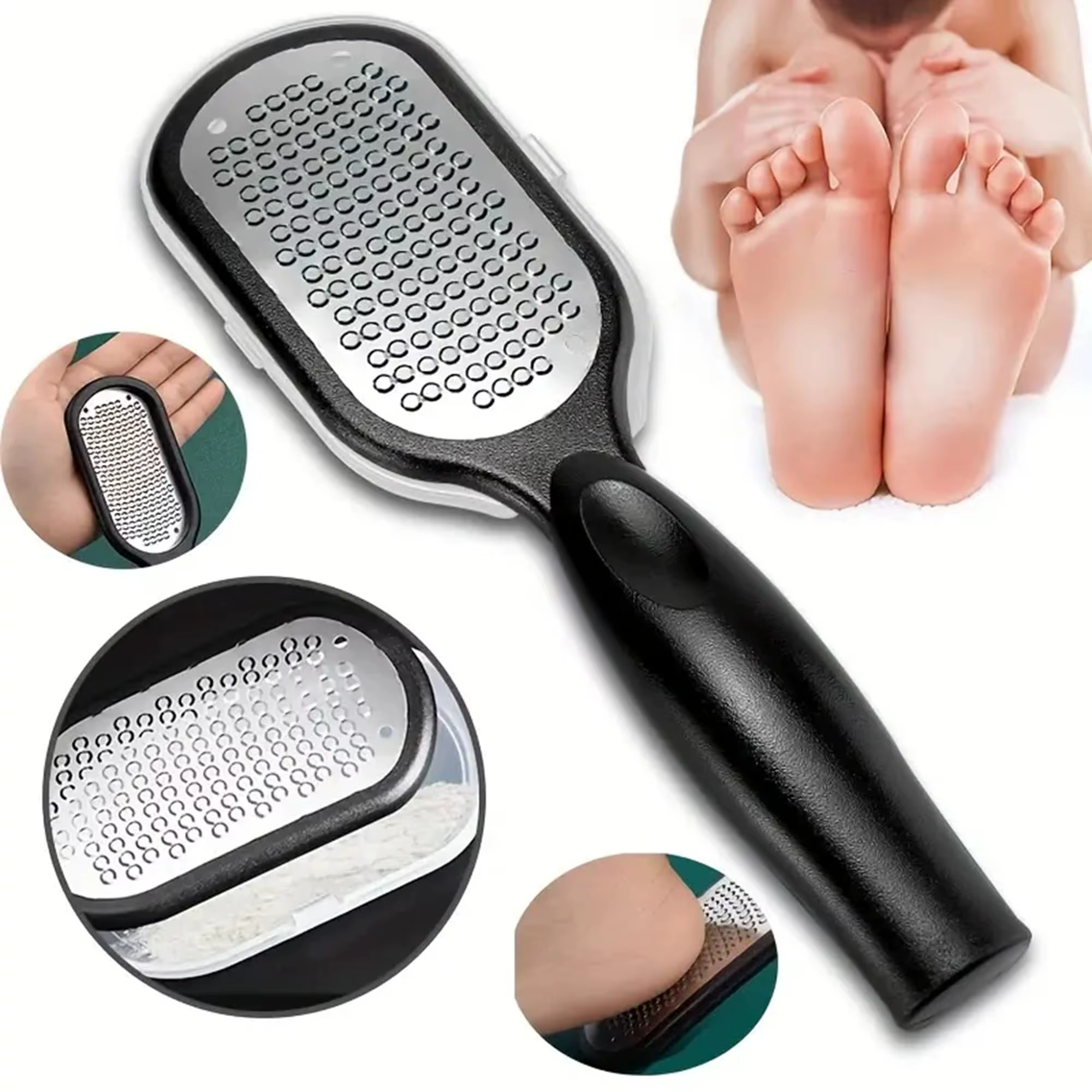 Dissolvant professionnel de callosités en acier inoxydable