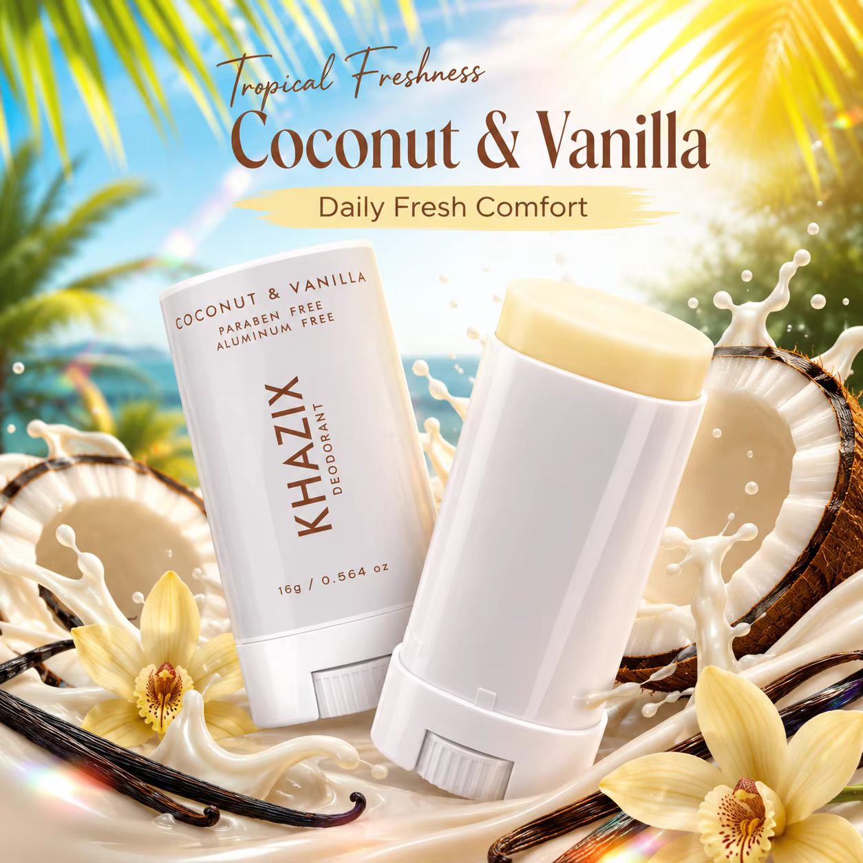 Déodorant en stick pour les aisselles | Formule anti-odeurs double action | Beurre de karité et huiles essentielles infusées | Fraîcheur douce et durable. Bo