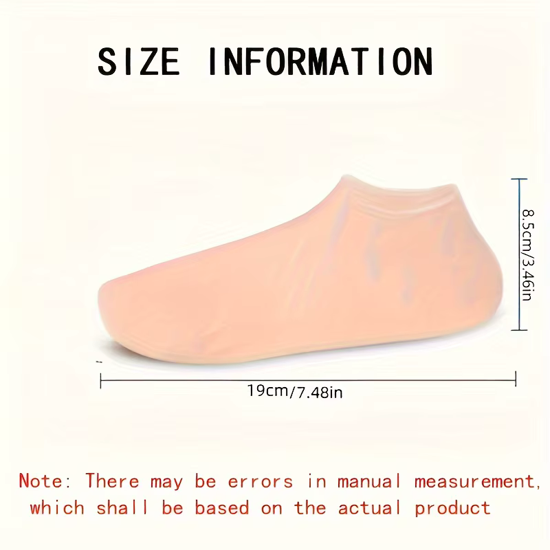 Chaussettes hydratantes en Silicone pour pieds secs et craquelés