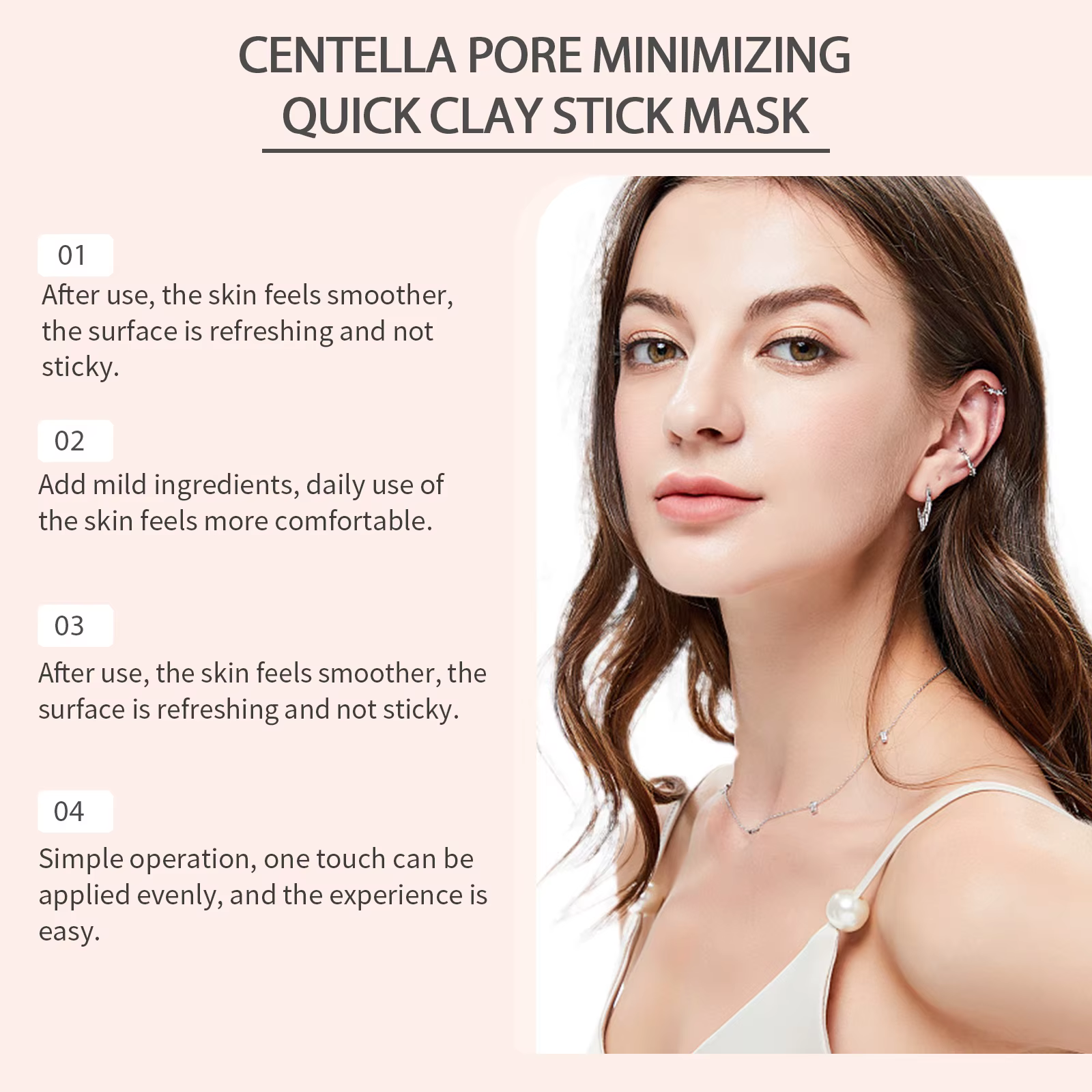 Centella – masque en bâton d'argile pour minimiser les pores