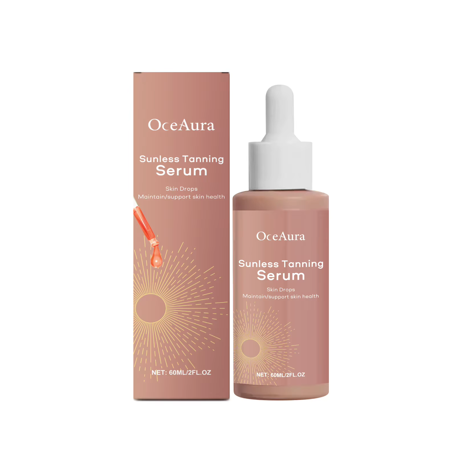 Gouttes autobronzantes pour le visage et le corps