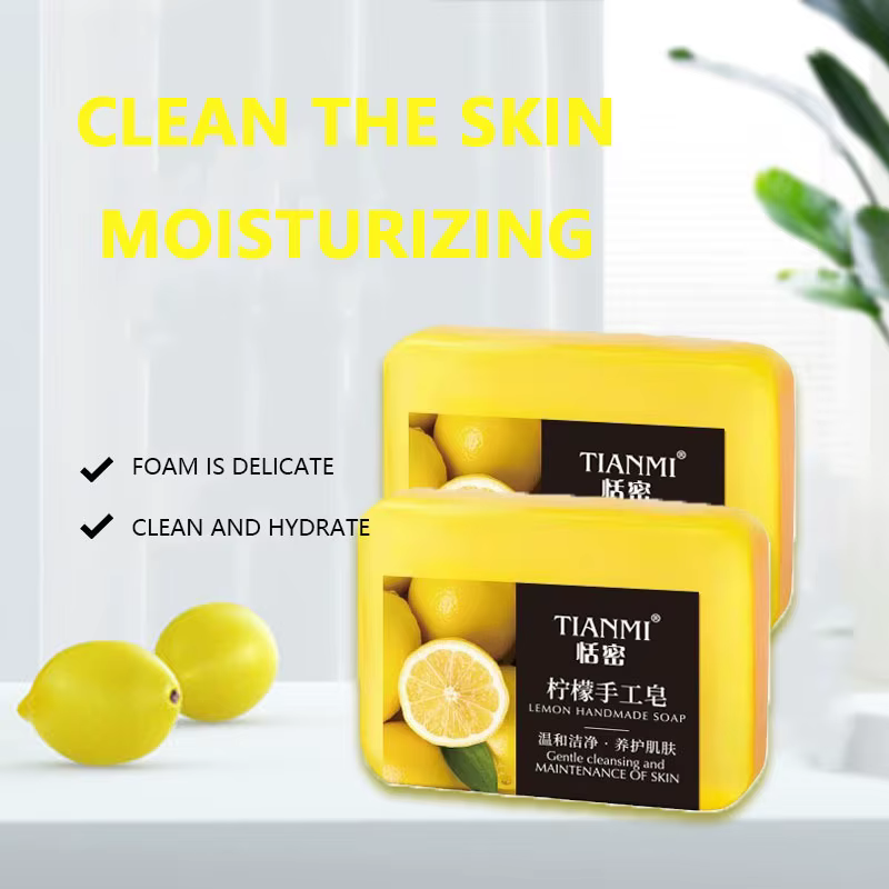 Savon fait main au citron 2 pièces