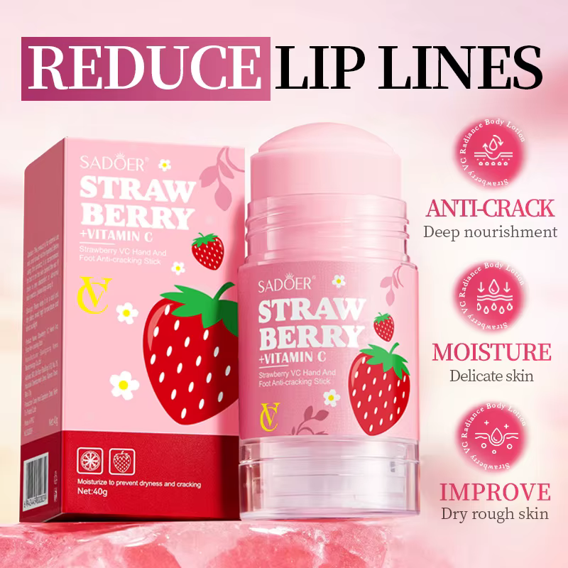 Stick hydratant pour les mains et les pieds à la fraise VC