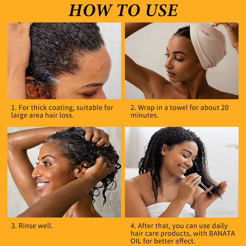 Crème de poupée de cheveux organique Batana