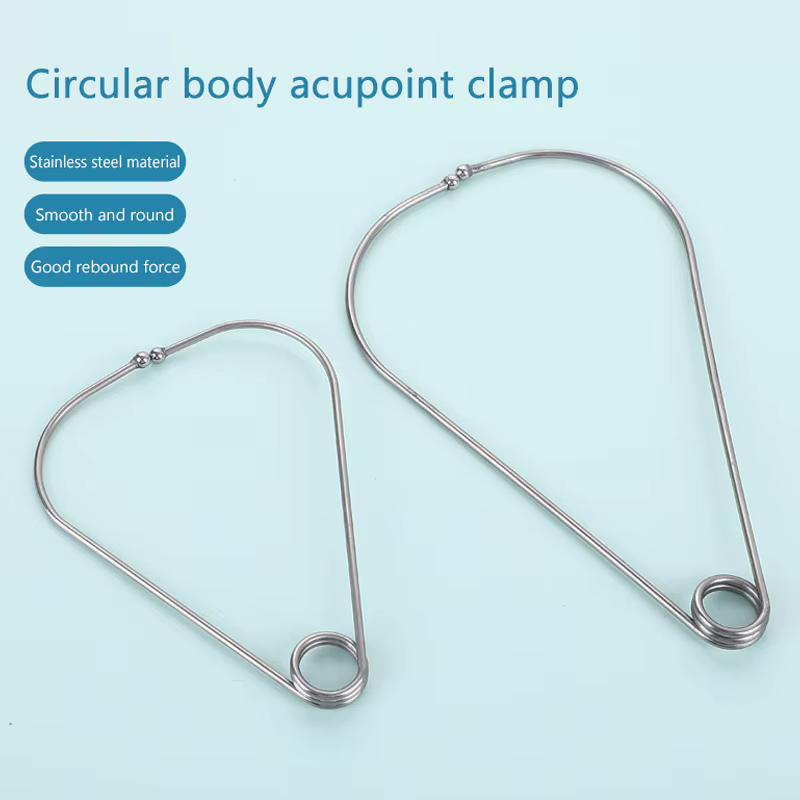 Pince de Massage en métal pour points d'acupuncture