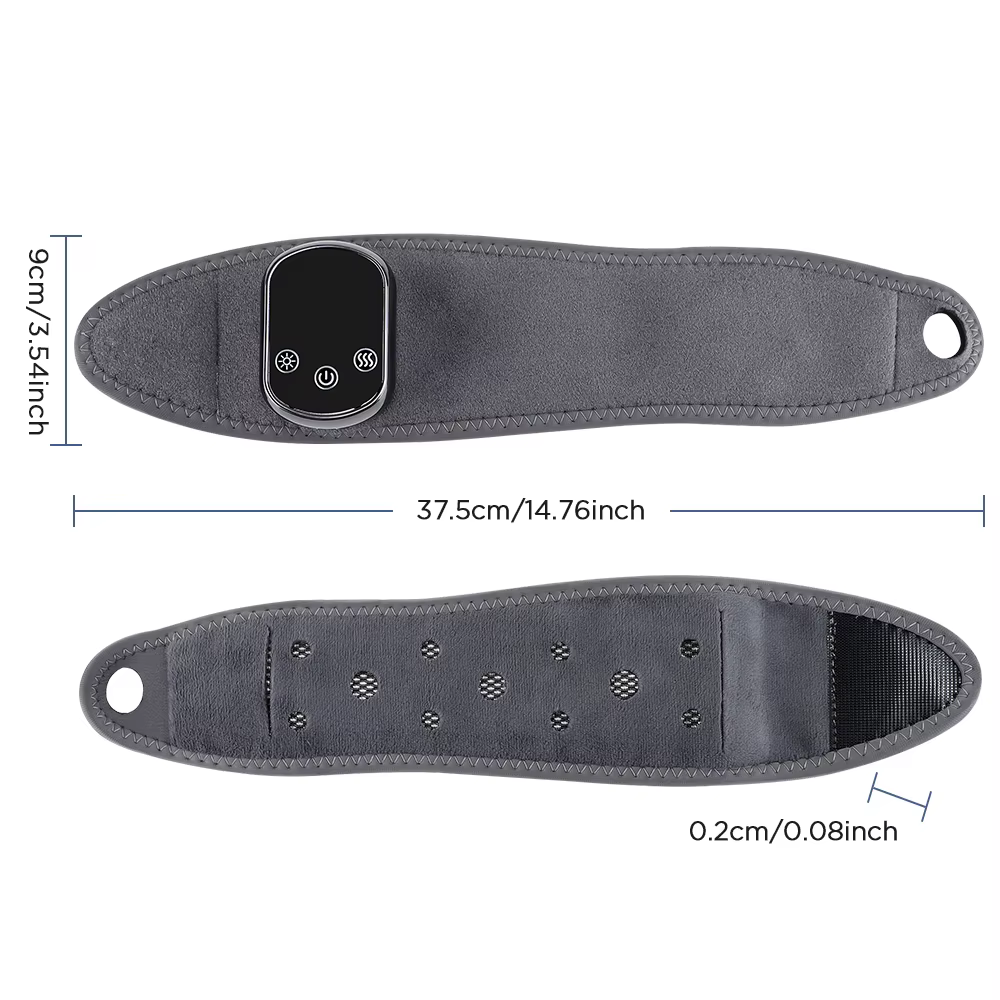Chauffage électrique protège-poignet Massage par Vibration compresse chaude attelle de poignet cheville enveloppement main pied protecteur bracelet Rechargeable