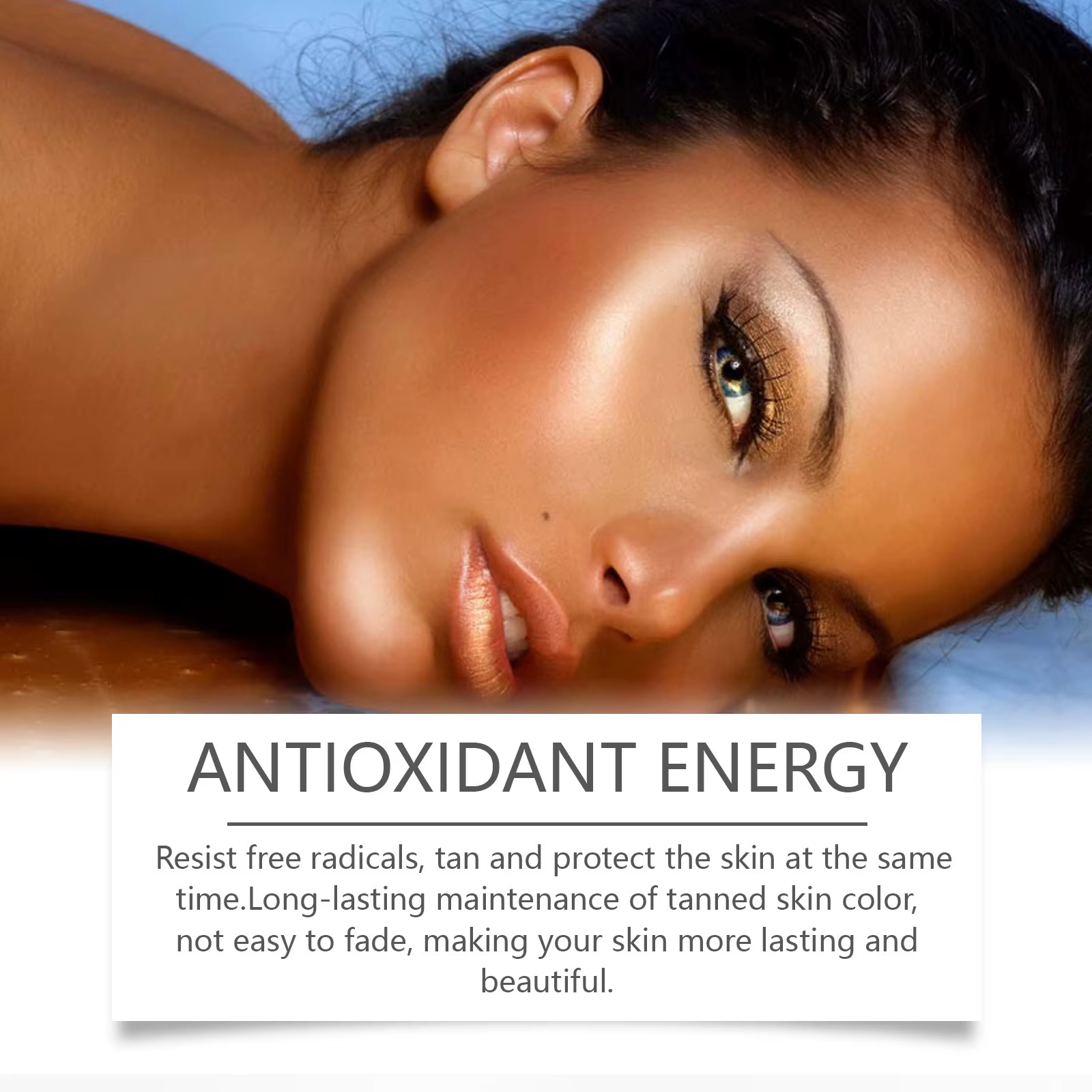 Gouttes autobronzantes bronzées sans soleil