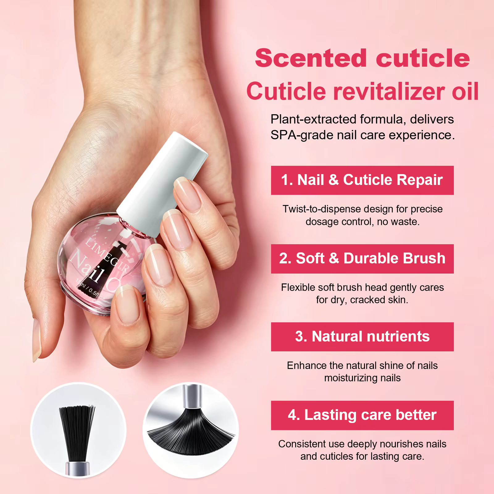 LIMEGIRL 6 Huiles pour cuticules parfumées