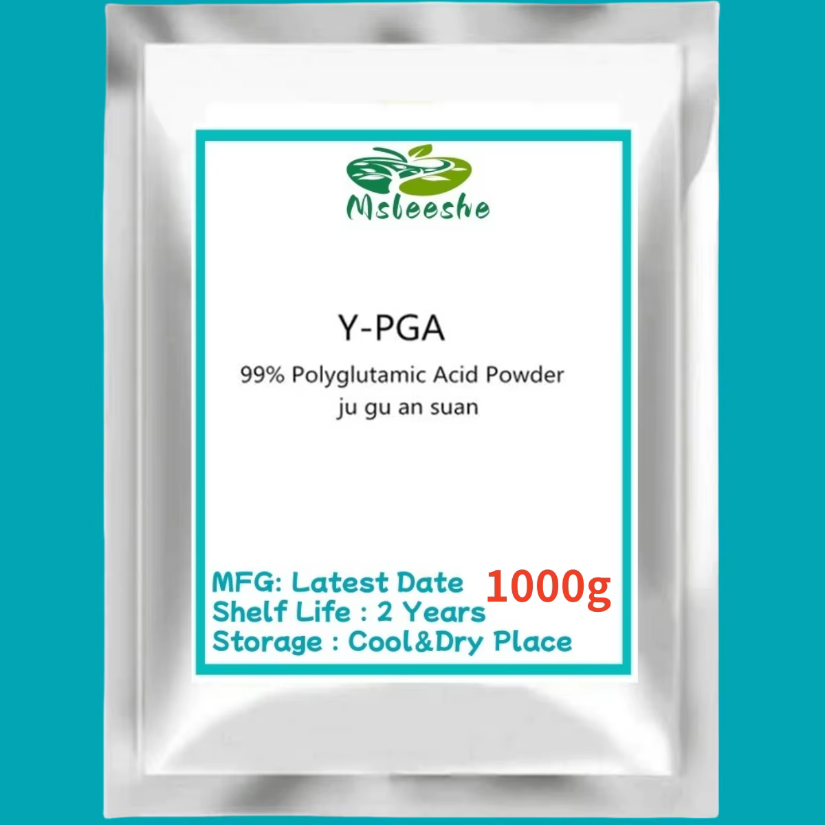 Poudre d'acide polyflanamique, pga pour hydrater et blanchir la peau