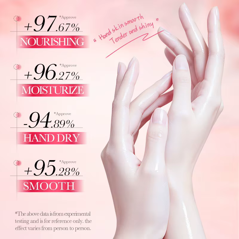 5 paires de masques hydratants pour les mains SADOER Cupid Rose