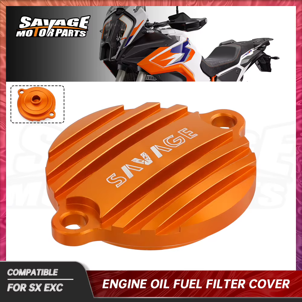 Couvercle de filtre à huile et à carburant pour moto, pour 450 500 690 790 890 950 990 1050 1190 1290 SX XC EXC SMC Duke Adventure Supermoto