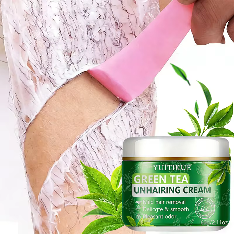 Crème dépilatoire au thé vert YUITIKUE - Formule douce