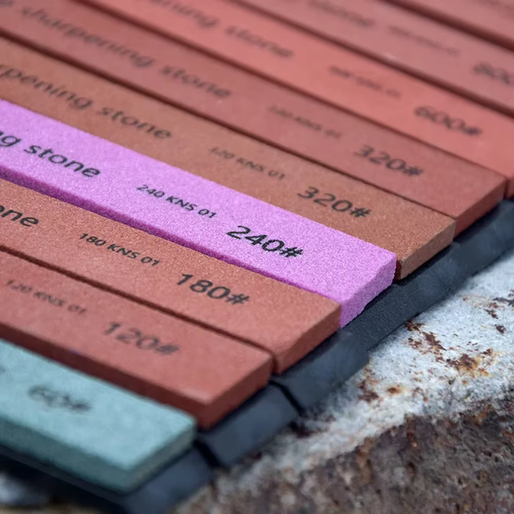 STONEGO-Aiguiseur de couteaux à mailles élevées, petites bandes de pierre à huile, Outils de cuisine spéciaux pour la cuisine domestique