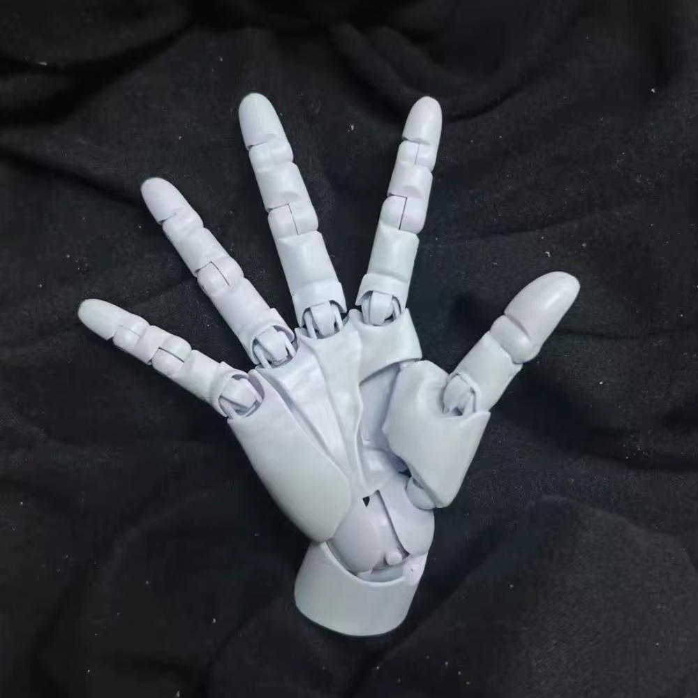 Modèle mobile de articulation de main en plastique mannequin biomimétique Simulation de main figurine d'action de main Sculpture modèle de main d'anime articulé