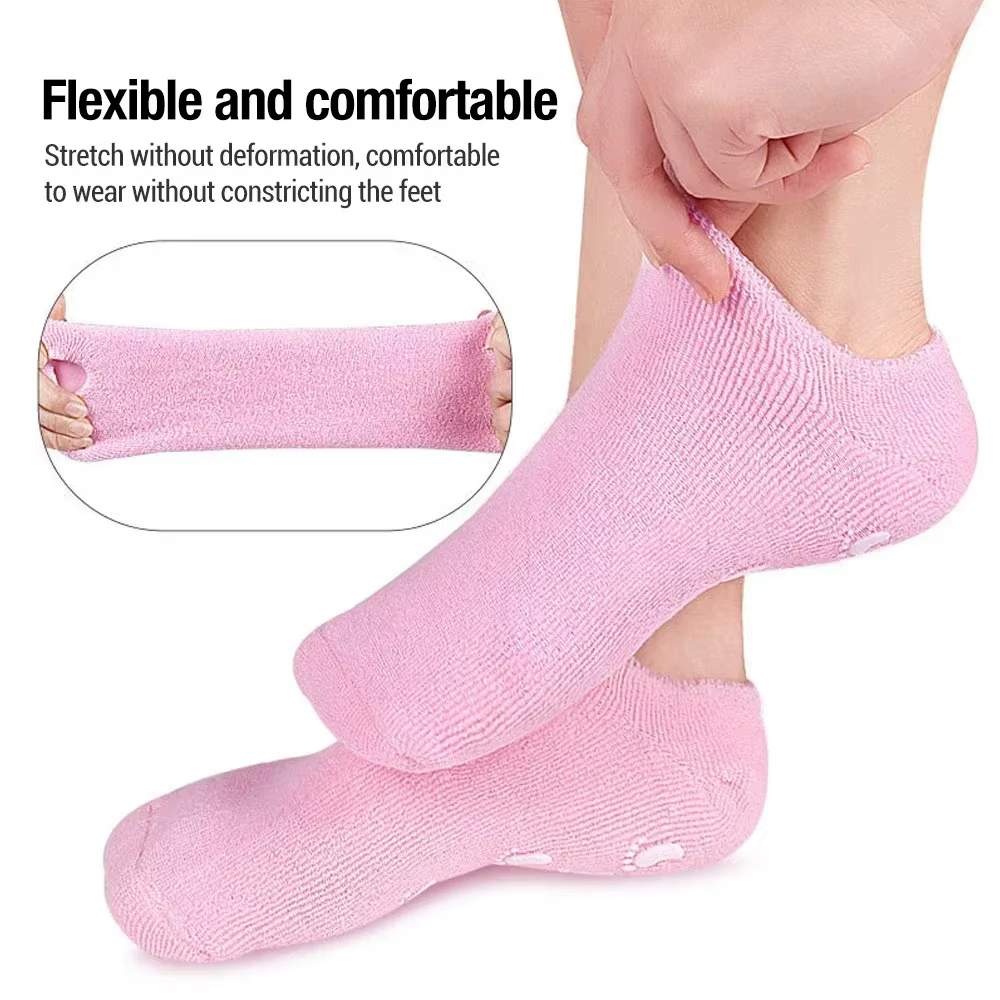 Chaussettes hydratantes en Silicone