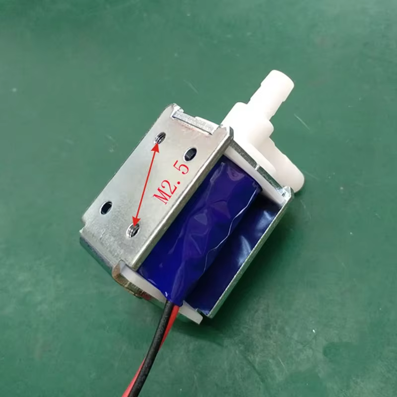 Micro-électrovanne électrique, vanne d'air et d'eau, DC 6V, 12V, 24V, contrôle normalement fermé N/C