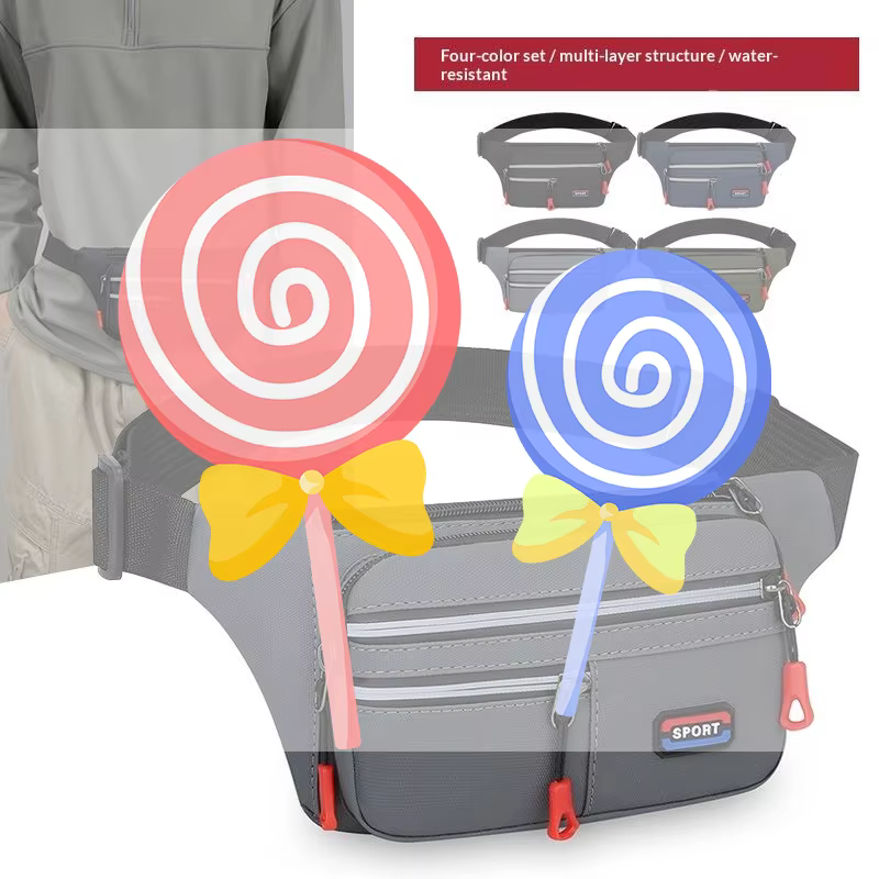 Ceinture de course sécurisée avec design imperméable et poche zippée, idéale pour les sports de plein air
