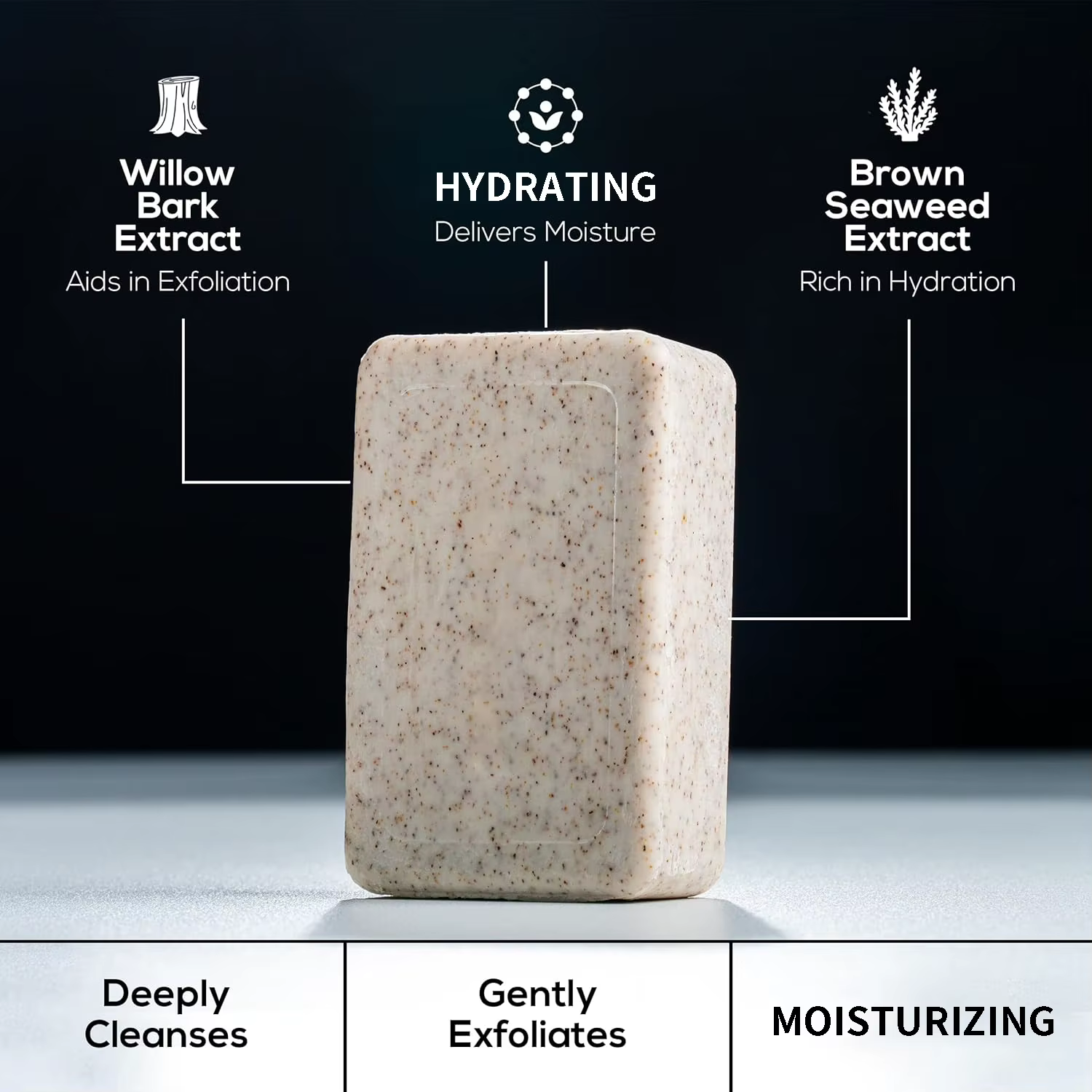 Savon mat pour le corps 200g