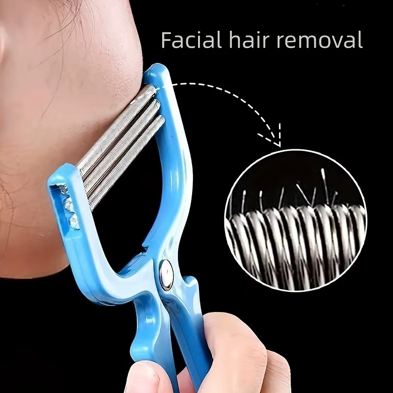 Épilateur facial pour peau lisse-épilateur élastique pour lèvres et sourcils