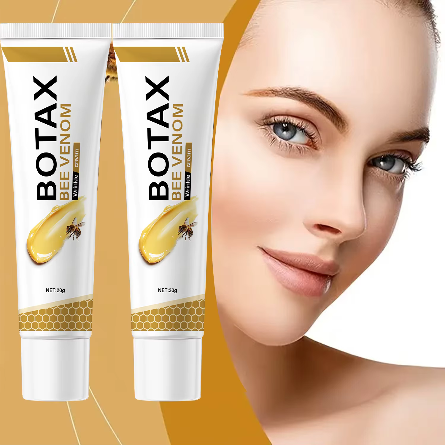 Crème pour les yeux liftante instantanée. Pour hommes femmes. Bonne ductilité cutanée. Adoucit