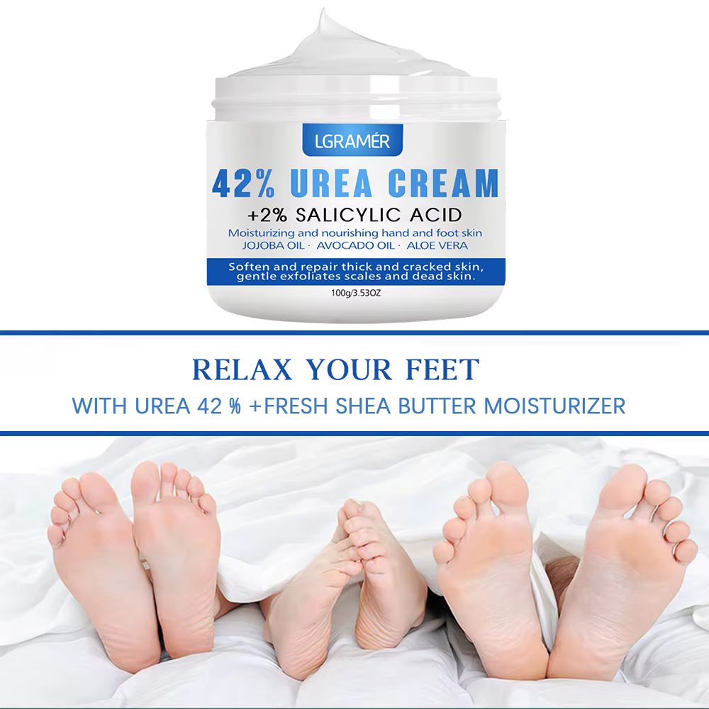 Crème pour les mains à l'urée 42% et les pieds