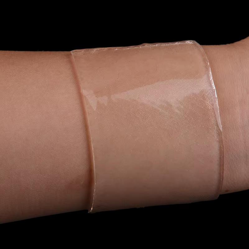 1 pièce Patch cicatrisant en gel de silicone réutilisable pour la réparation cutanée