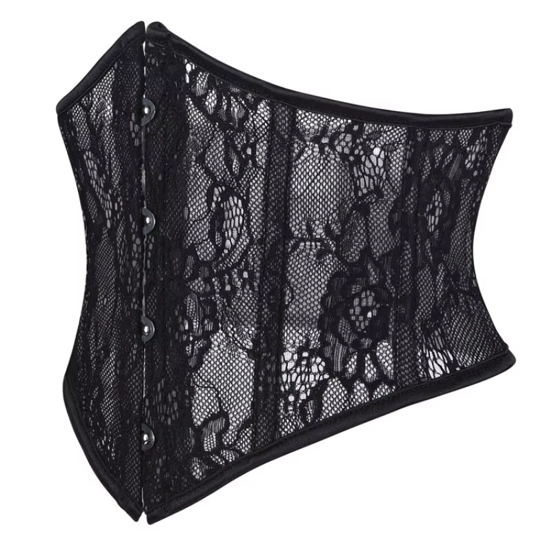 Corsets en dentelle sexy, bustiers amincissants sous-poitrine, hauts de corset pour femme, corsets steampunk à lacets