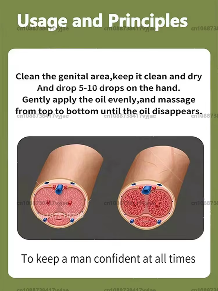 Crème de massage pour pénis masculin