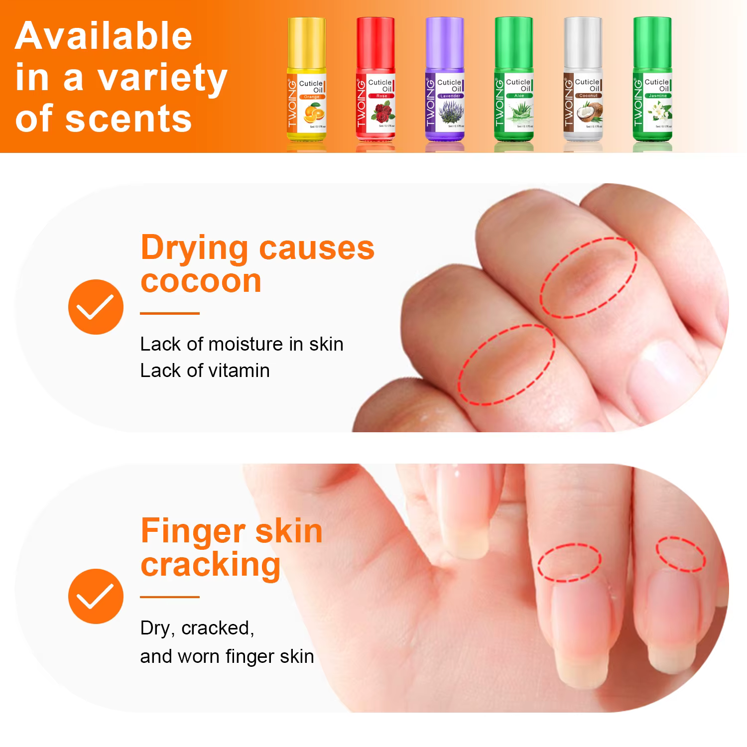 TWOING Huile pour Cuticules 5ml