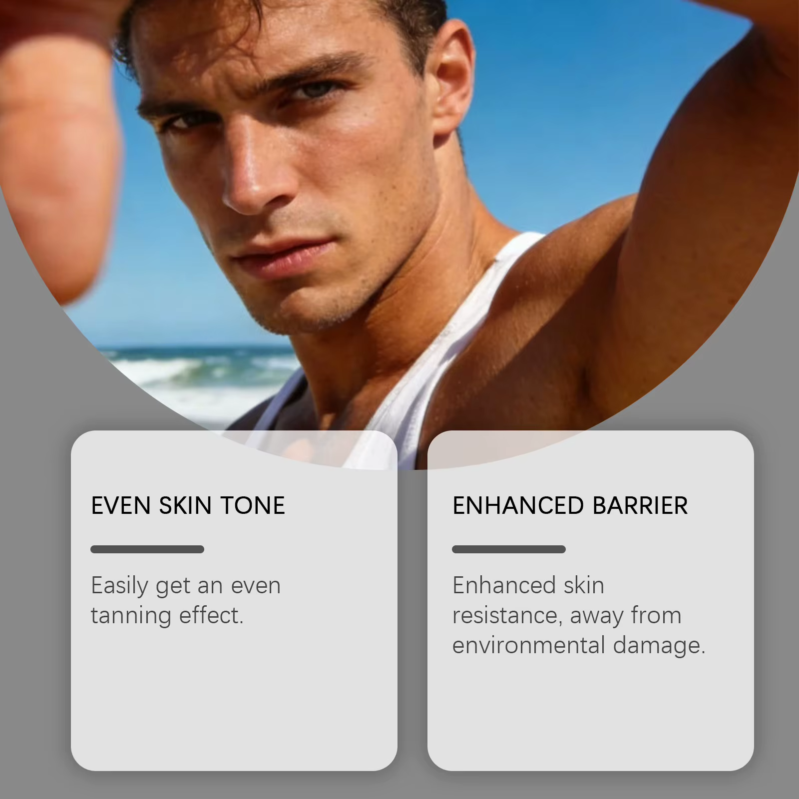 Spray autobronzant naturel pour hommes