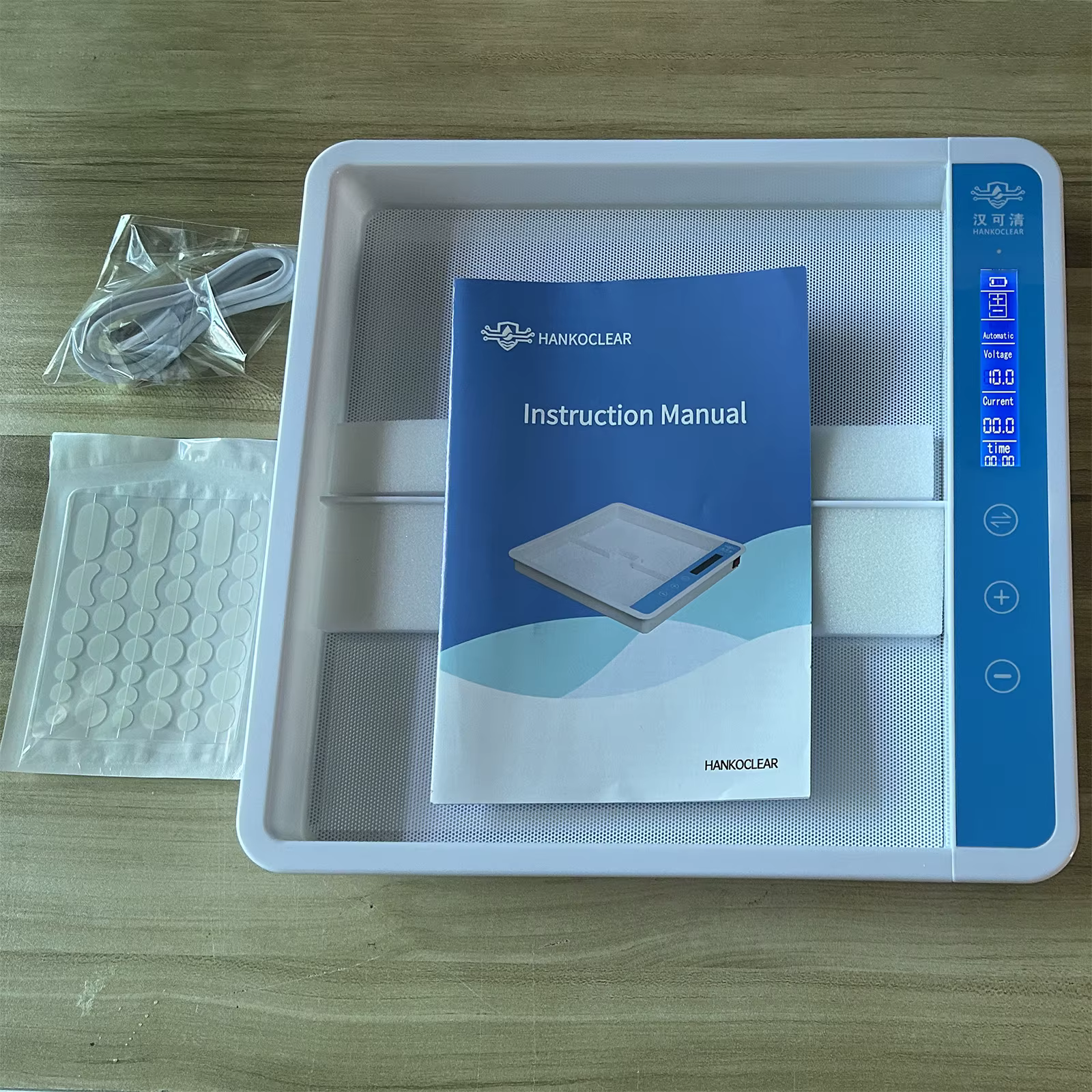 HANKOCLEAR ® Appareil d'ionophorèse anti-transpirant pour les mains et les pieds