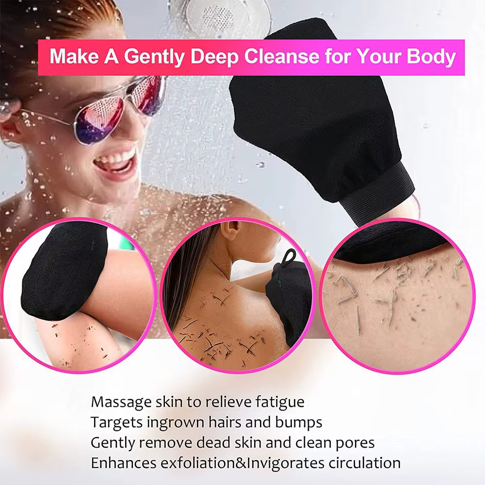 Hammam marocain – gants de douche exfoliants