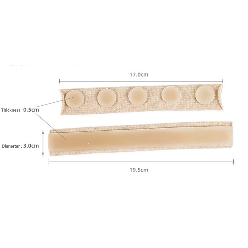 Tubes de séparation de protection des doigts et des orteils en tissu