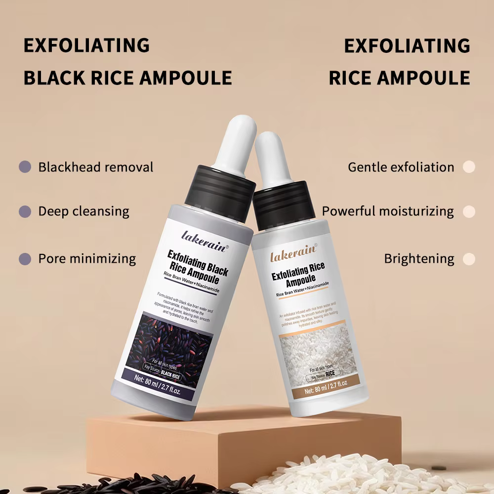 Ampoule Exfoliante au Riz : Effet Éclatant