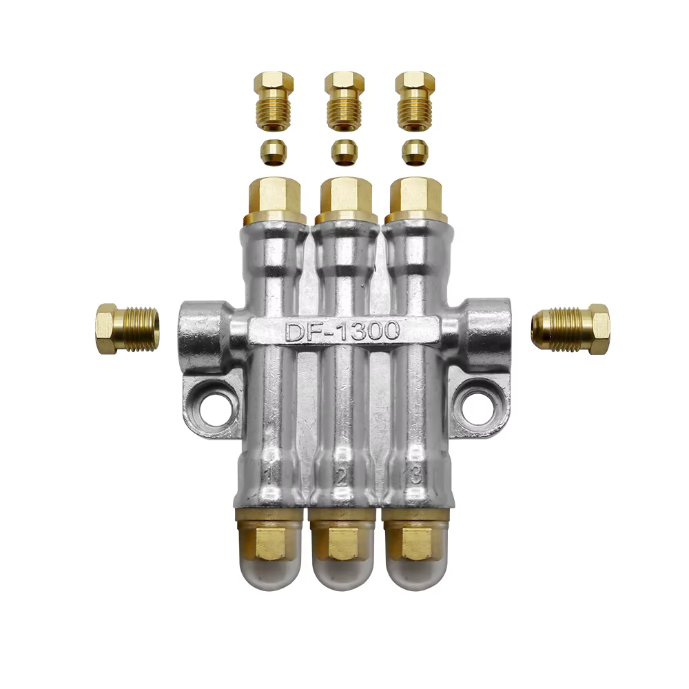 Distributeur d'huile de graisse volumétrique de détective/Valve séparateur/diviseur 2/3/4/5/6/7 sorties pour vanne de Distribution de sortie d'huile