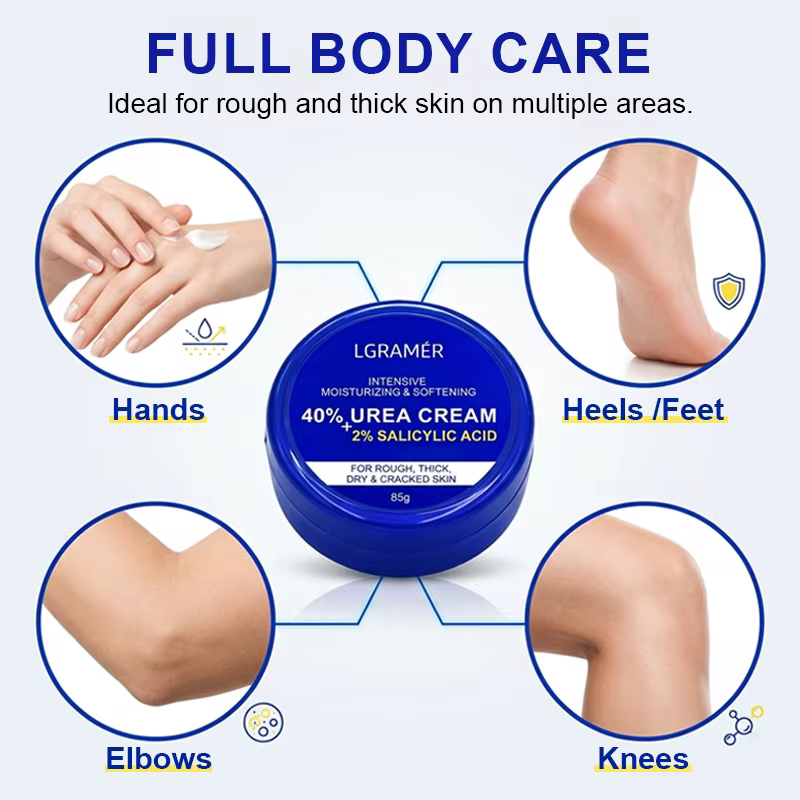 Crème pour les pieds à 40% d'urée + 2% d'acide salicylique