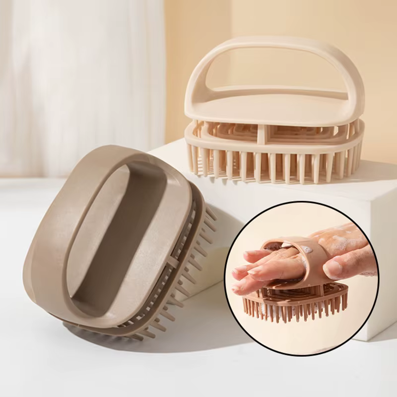 Brosse de bain pour shampoing
