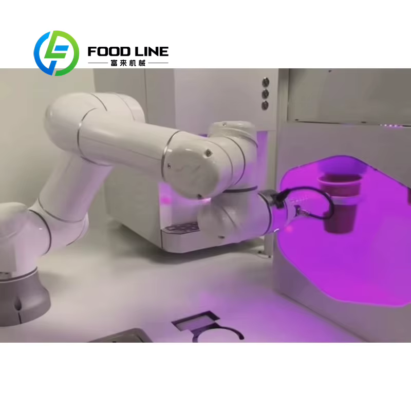 Machine à café robotisée automatique moderne et personnalisée avec fonction latte art pour les services de restauration et les cafés commerciaux