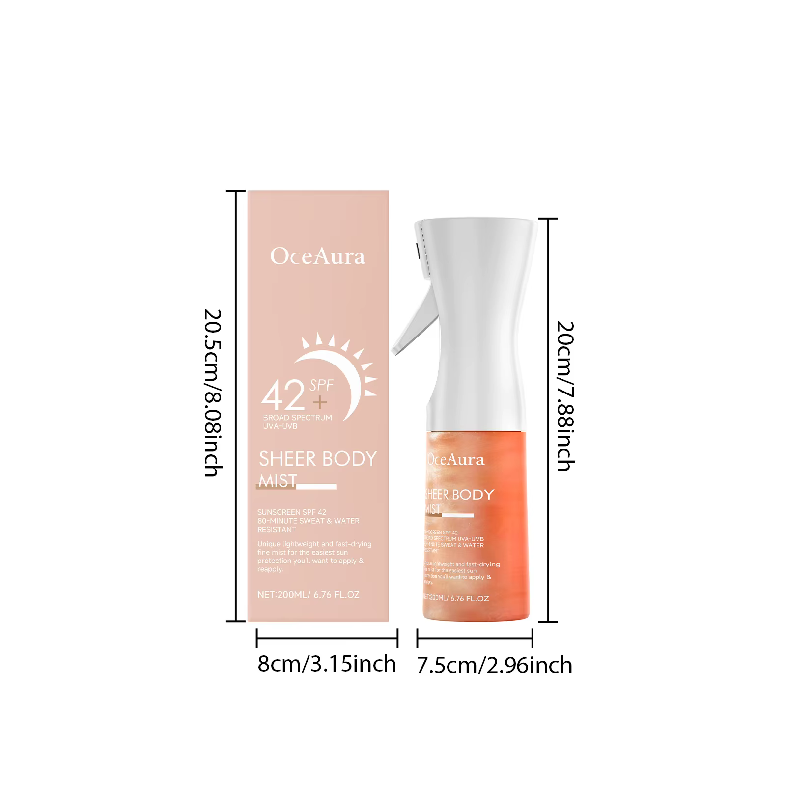 Spray de protection solaire pour le visage