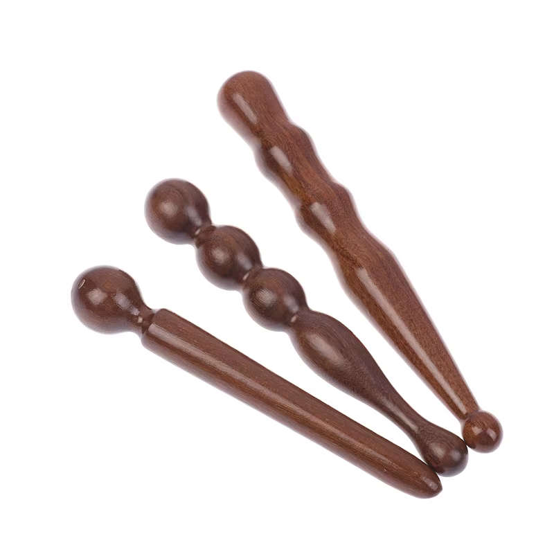 (HG) 1PC bois Spa bâton musculaire Cellulite tissus profonds Fascia Point de déclenchement libération auto pied corps