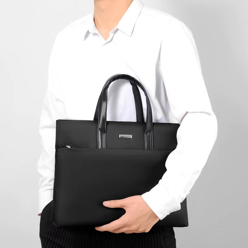 Sac fourre-tout pour ordinateur portable-sac à main de bureau d'affaires de grande capacité avec compartiment pour ordinateur portable, porte-documents sac d'ordinateur pour hommes d'affaires
