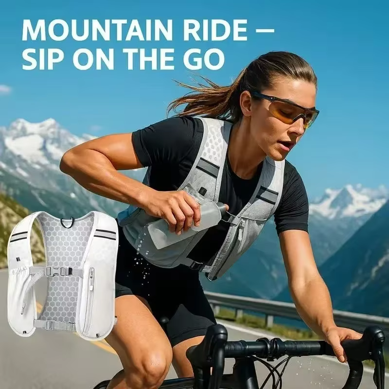 NOUVEAU Sac à dos d'hydratation léger 2026 pour sports de plein air - Support ergonomique pour bouteille d'eau pour la course à pied, le cyclisme, la marche et le kayak