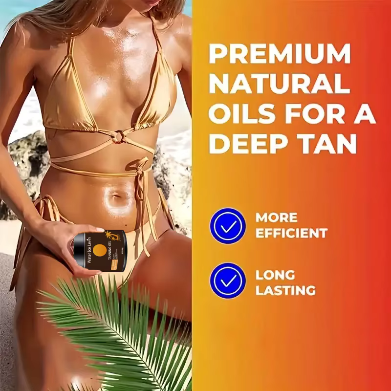 Gel bronzant naturel sans traces - Ingrédients naturels