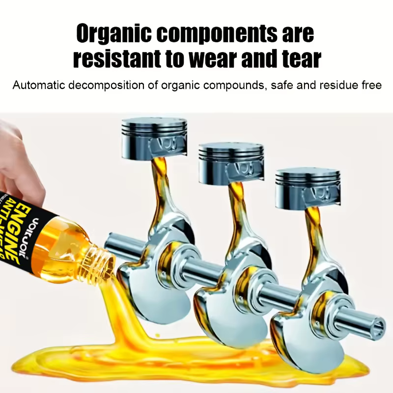 Additif d'huile de protection contre l'usure du moteur et de réduction du bruit, formule à action rapide, anti-friction, scellage des fissures, aucun outil nécessaire, camion de voiture